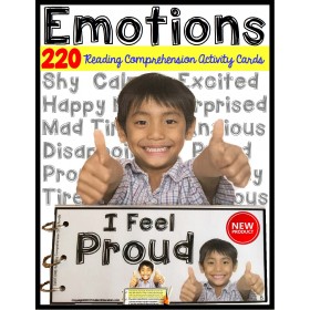 EMOTIONS Reading Comprehension Activity BUNDLE for Autism and Special Education